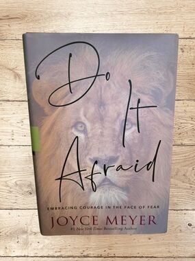"Do It Afraid" by Joyce Meyer Hardcover Christian Self Help Inspiration Book